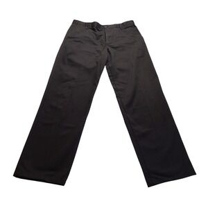 Dockers Classic Fit D3 Chino Pants Black Cotton Men's 36x34 Flat Front Office
